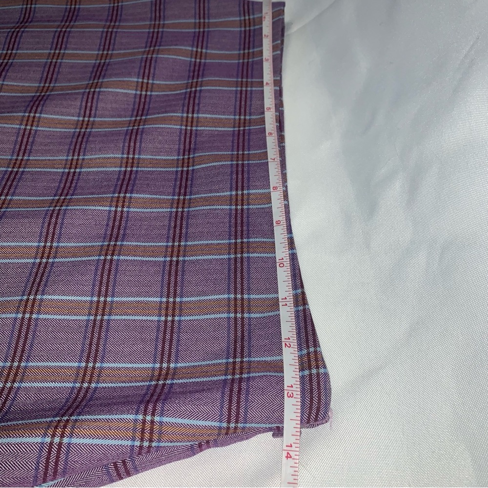 ASOS Purple Checkered Plaid Mini Skirt - Picture 6 of 9